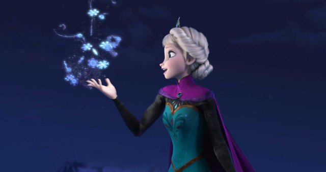 Elsa the Snow Queen in "Frozen."