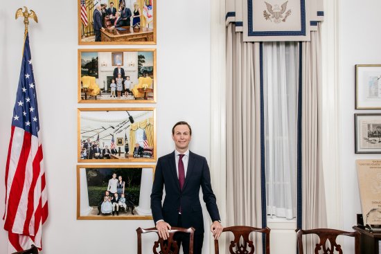 Kushner in his West Wing office, Jan. 7, 2020.