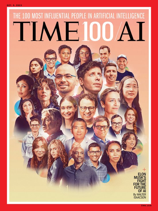 The 100 Most Influential People in Artificial Intelligence Time Magazine Cover